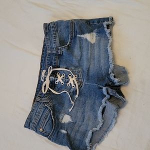 Billabong lace up shorts